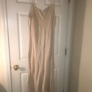 Simon Jeffery Tan ankle length dress